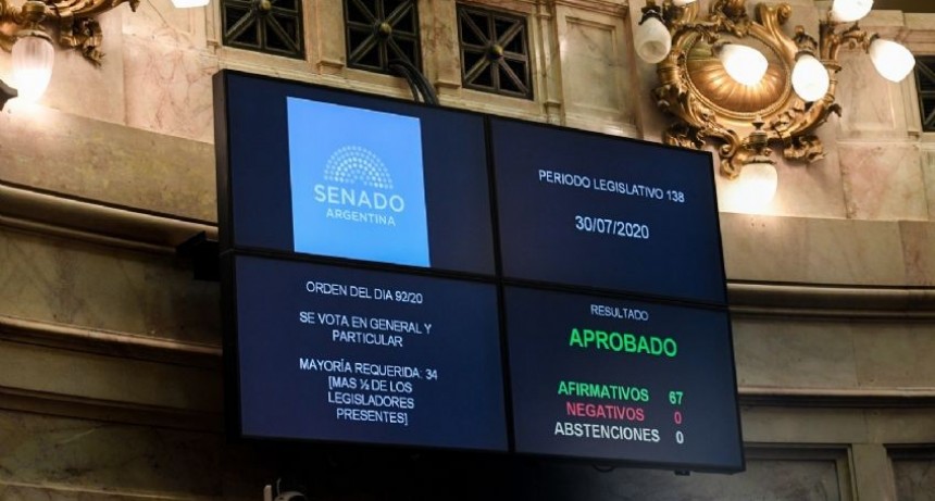 El Senado aprobó el proyecto de reestructuración de la deuda bajo legislación argentina