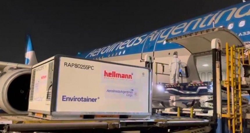 Llegaron 768 mil dosis de vacunas Sinopharm
