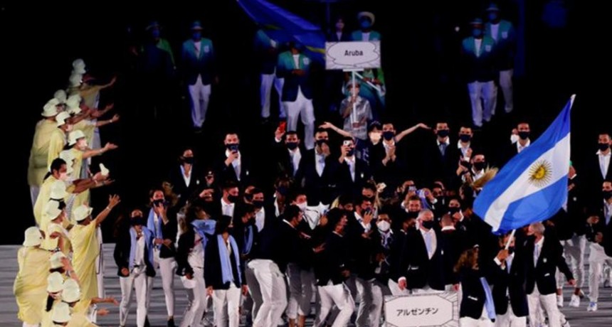 Juegos olímpicos la delegación argentina desfila