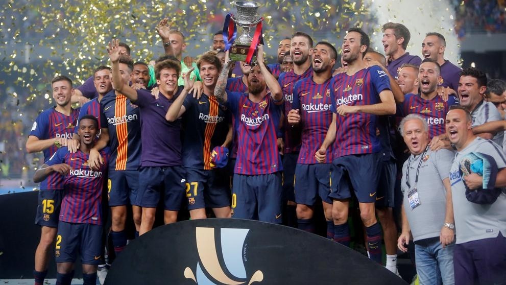 Un golazo de Dembelé le dio a Barcelona la Supercopa de España Un golazo de Dembelé le dio a Barcelona la Supercopa de España