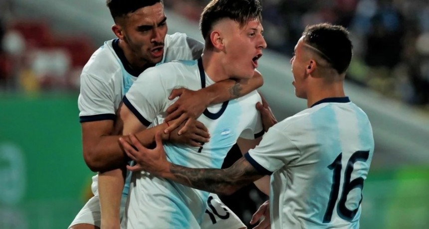 El Seleccionado Sub 20 goleo a Uruguay