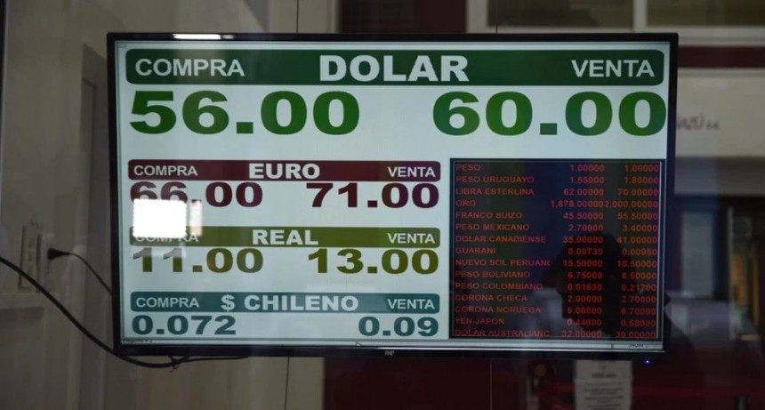 El dólar sube y ya se vende en torno a $ 60