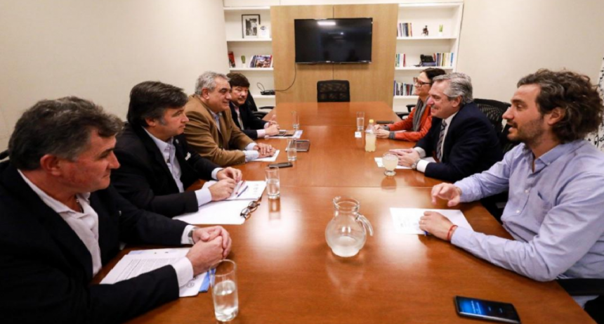 Alberto Fernández recibió a la Mesa de Enlace