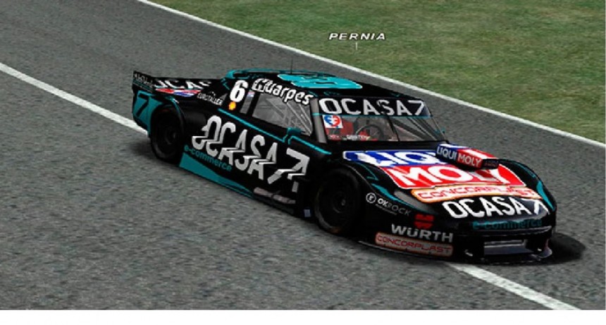 Leonel Pernía se impuso en la carrera virtual del TC