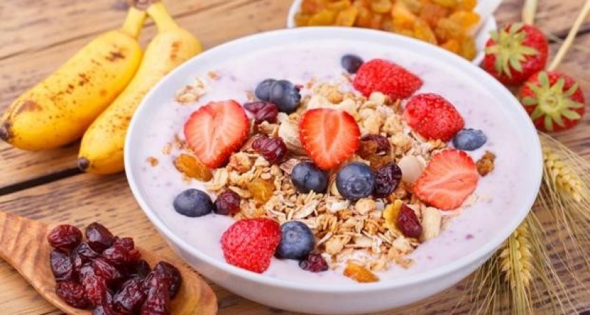 Desayuno con probióticos energizante