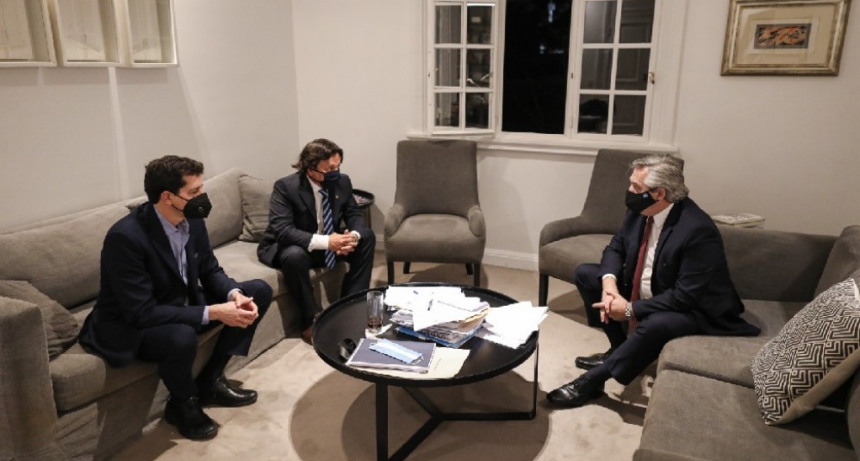 El gobernador Sáenz se reunió con el presidente Alberto Fernández