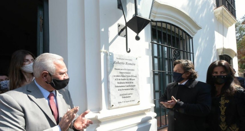 Gustavo Sáenz recibió la residencia de Roberto Romero