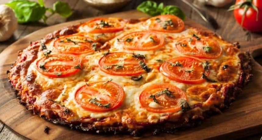 Pizza de berenjena