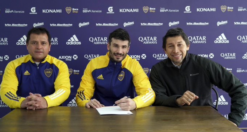  Javier García se incorporó a Boca