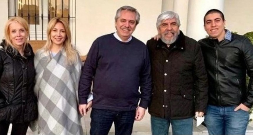 Hugo Moyano almorzo en Olivos con el Presidente