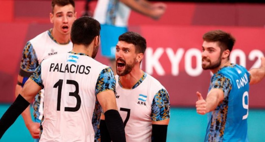 El seleccionado argentino de vóleibol avanzó a las semifinales de los Juegos Olímpicos