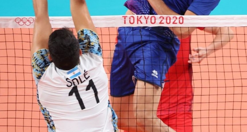 El seleccionado argentino de vóley perdió hoy ante Francia
