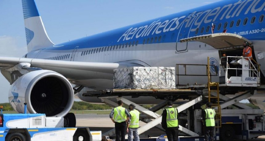 Argentina recibe hoy más de un millón y medio de vacunas