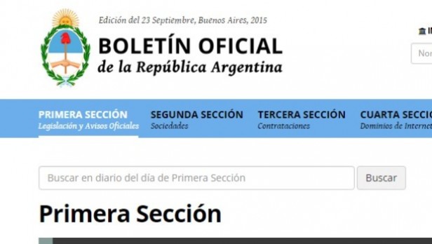 boletín oficial