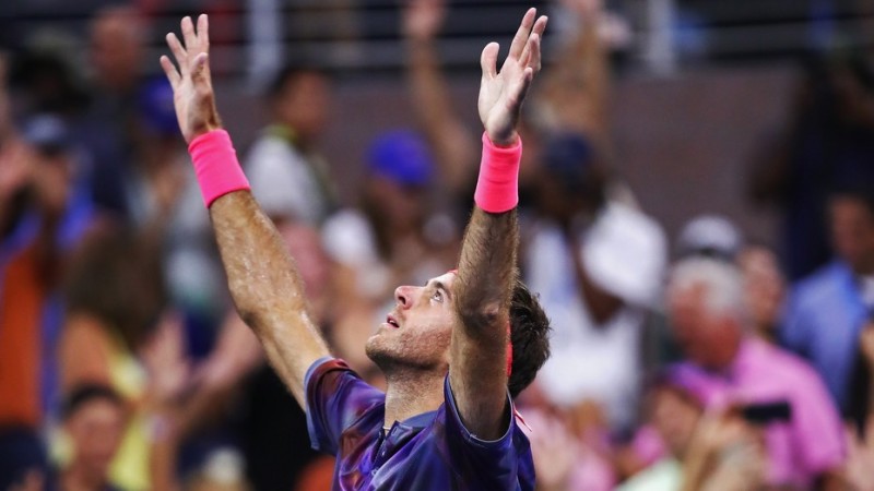 Del Potro se metió en cuartos con una remontada heroica Del Potro se metió en cuartos con una remontada heroica