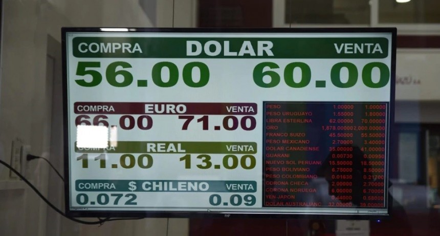 El dòlar ya cotiza entre 62 y 65 pesos