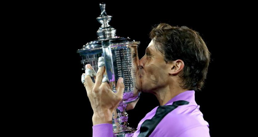 Nadal alzo su curta copa en Nueva York 