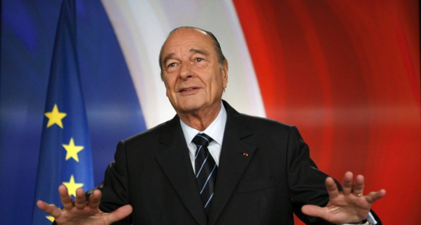 Falleció el ex presidente francés Jacques Chirac
