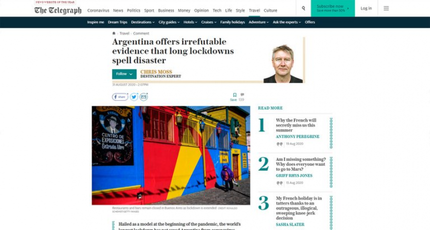 La prensa del mundo opina que la extensa cuarentena argentina es un desastre