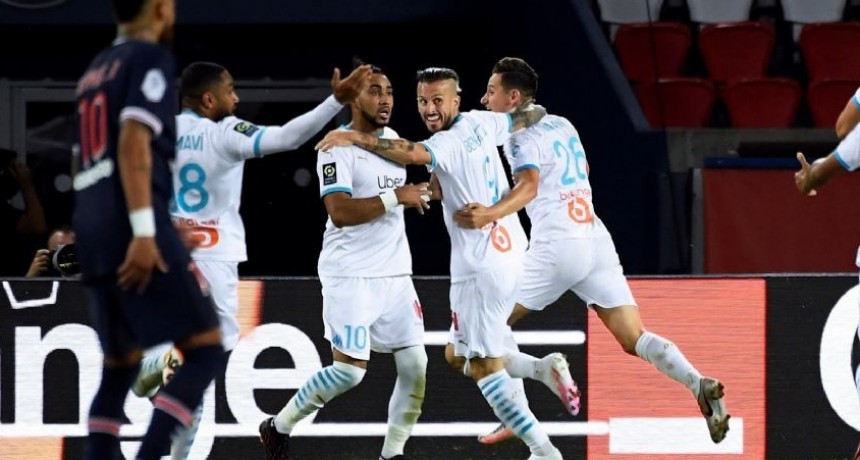 Marsella venció por 1 a 0 al Paris Saint-Germain
