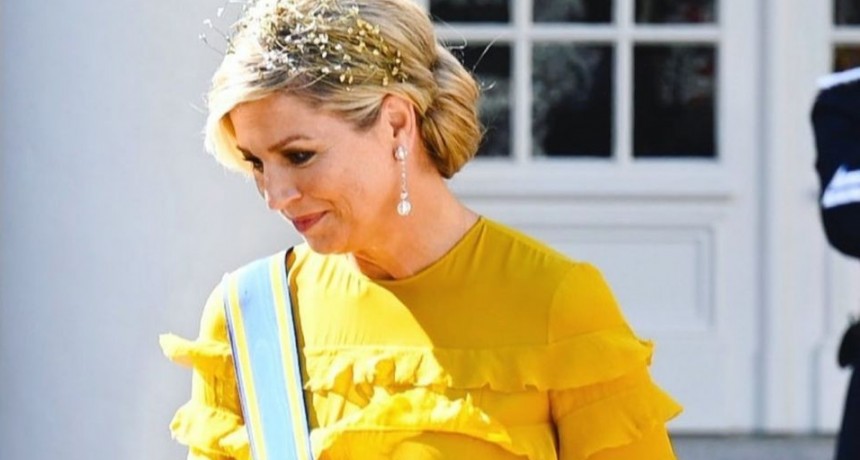 El impactante look de Máxima de Holanda 