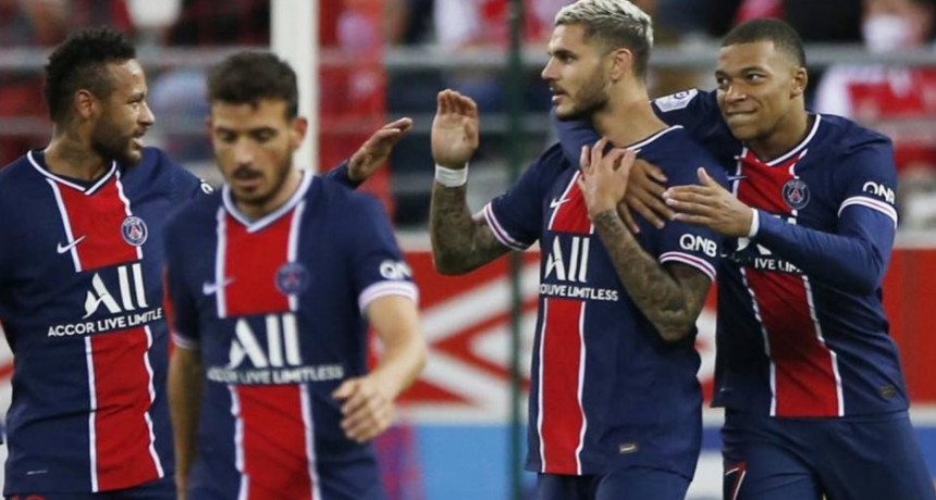 PSG venció congoles de Mauro Icardi a Stade de Reims
