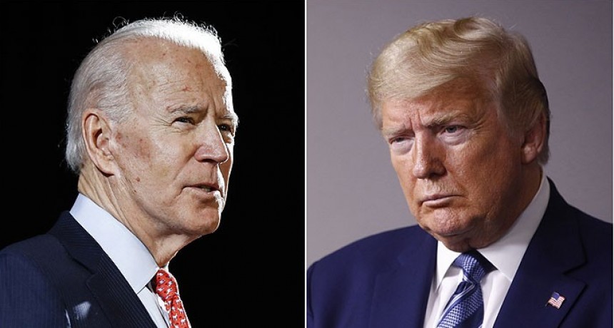 Donald Trump debate ante Joe Biden sobre el futuro del país norteamerican