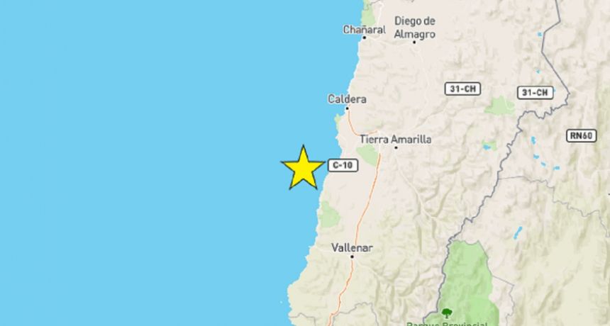 Un fuerte sismo en Chile