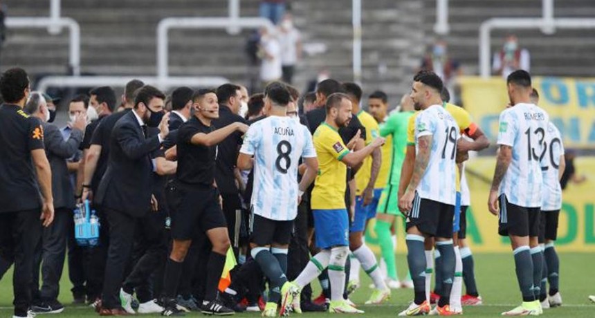 Se suspendió el partido entre Brasil y Argentina