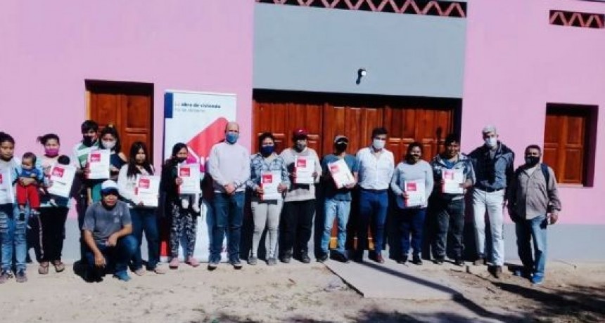 El IPV entregó viviendas y soluciones habitacionales en Tartagal