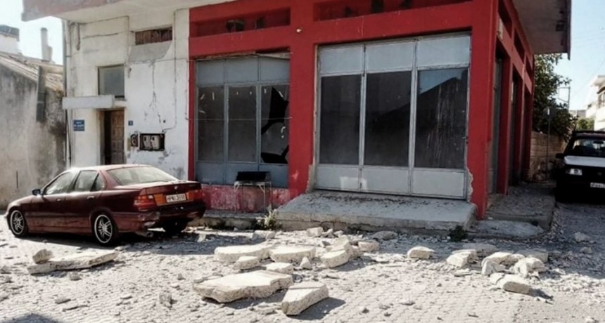 Un terremoto en la isla griega de Creta dejó muertos y heridos