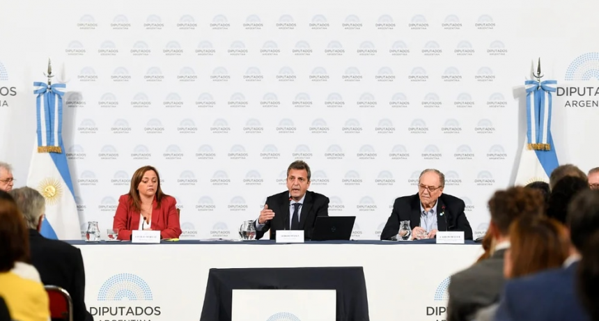 Massa ante los diputados: Aseguró que tiene metas 'prudentes' y 'realistas'