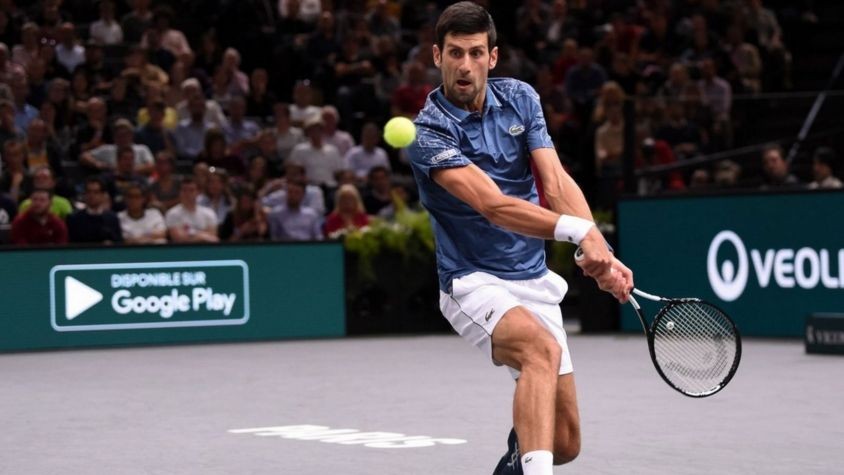 Djokovic debutó con triunfo en París-Bercy Djokovic debutó con triunfo en París-Bercy
