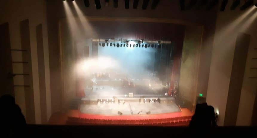 Principio de incendio durante el recital de Diego Torres