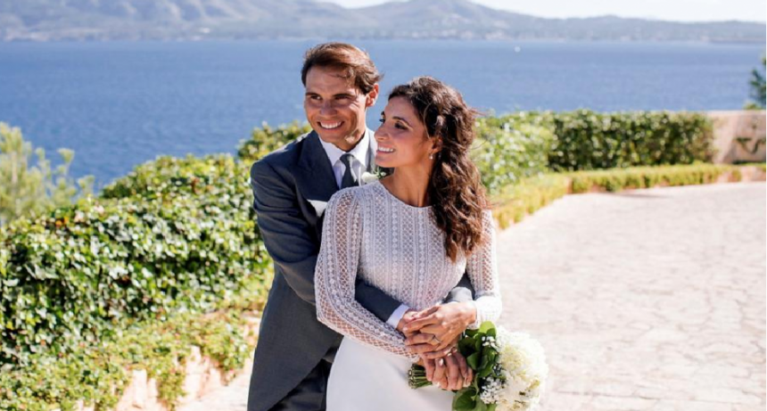 Rafa Nadal y Mery Perelló como marido y mujer