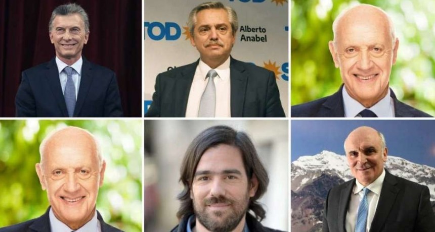 Ellos son los seis candidatos a presidente