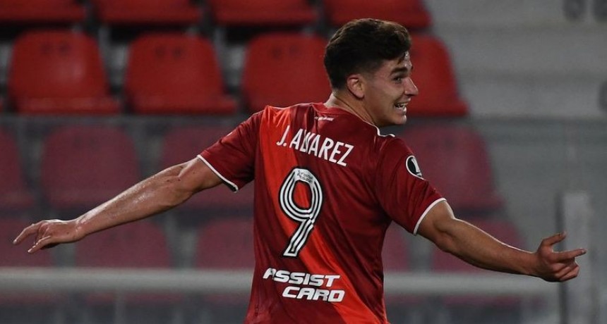 Julián Álvarez, el nuevo goleador de River en la Copa Libertadores