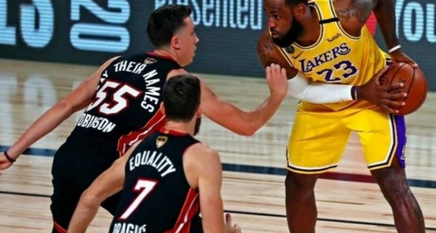 Los Ángeles Lakers y Miami Heat se miden en la gran final
