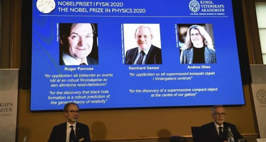Otorgan el Nobel de Física a tres expertos en agujeros negros