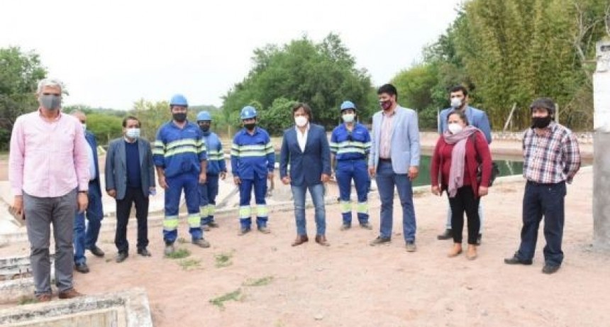 Sáenz habilitó planta de agua potable en El Tala