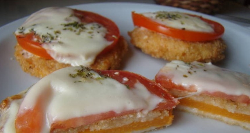 Milanesa de calabaza