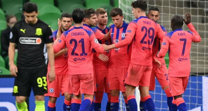 El Chelsea le pego 4 a 0 al Krasnodar