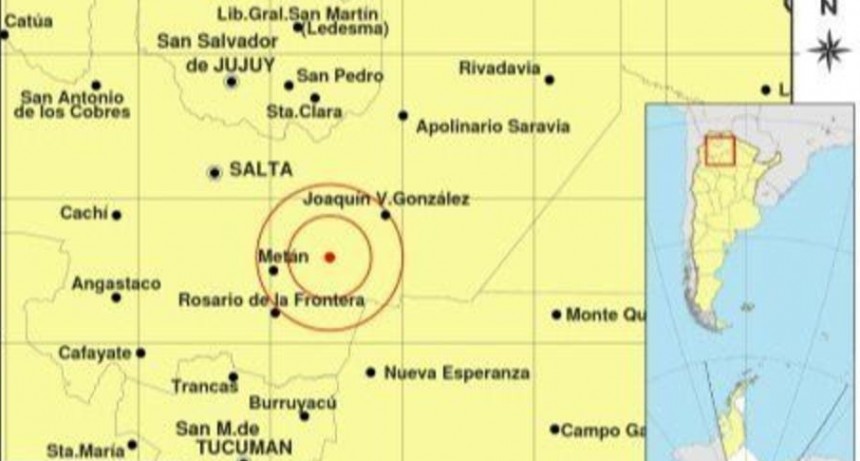 Metán entrò en pànico por el sismo