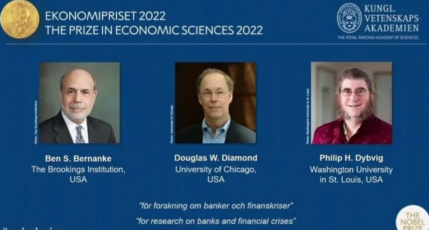 El Nobel de Economía lo ganaron tres investigadores en crisis financieras