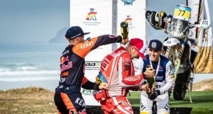 Benavides por dos en el podio del Rally de Andalucía