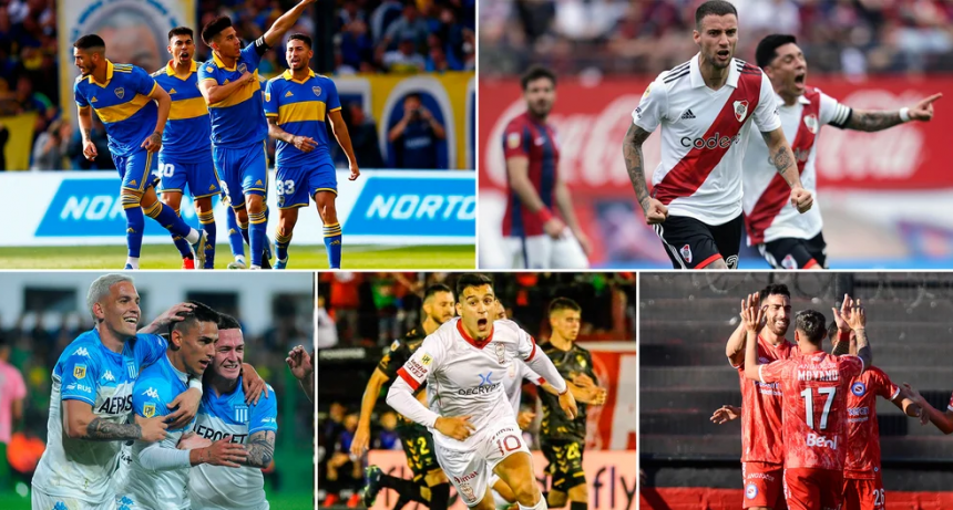 Copas Libertadores y Sudamericana 2023 por la Tabla Anual del torneo argentino