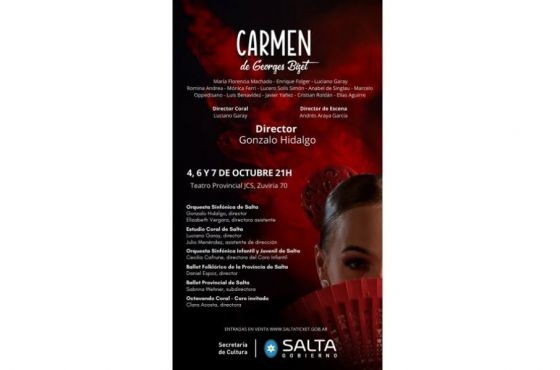La Orquesta Sinfónica  y el Estudio Coral presentan Carmen