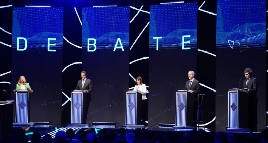 El debate presidencial 2023 dejò 44 puntos de rating