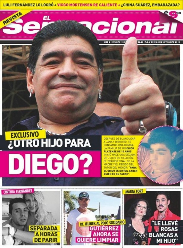 hijo de maradona reclama el reconocimiento