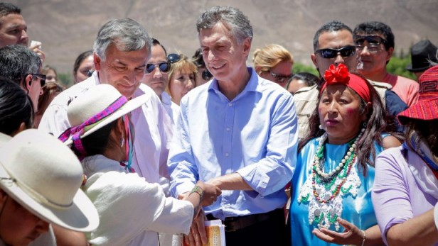 Macri junto a Morales en el cierre de su campaña en San Salvador de Jujuy